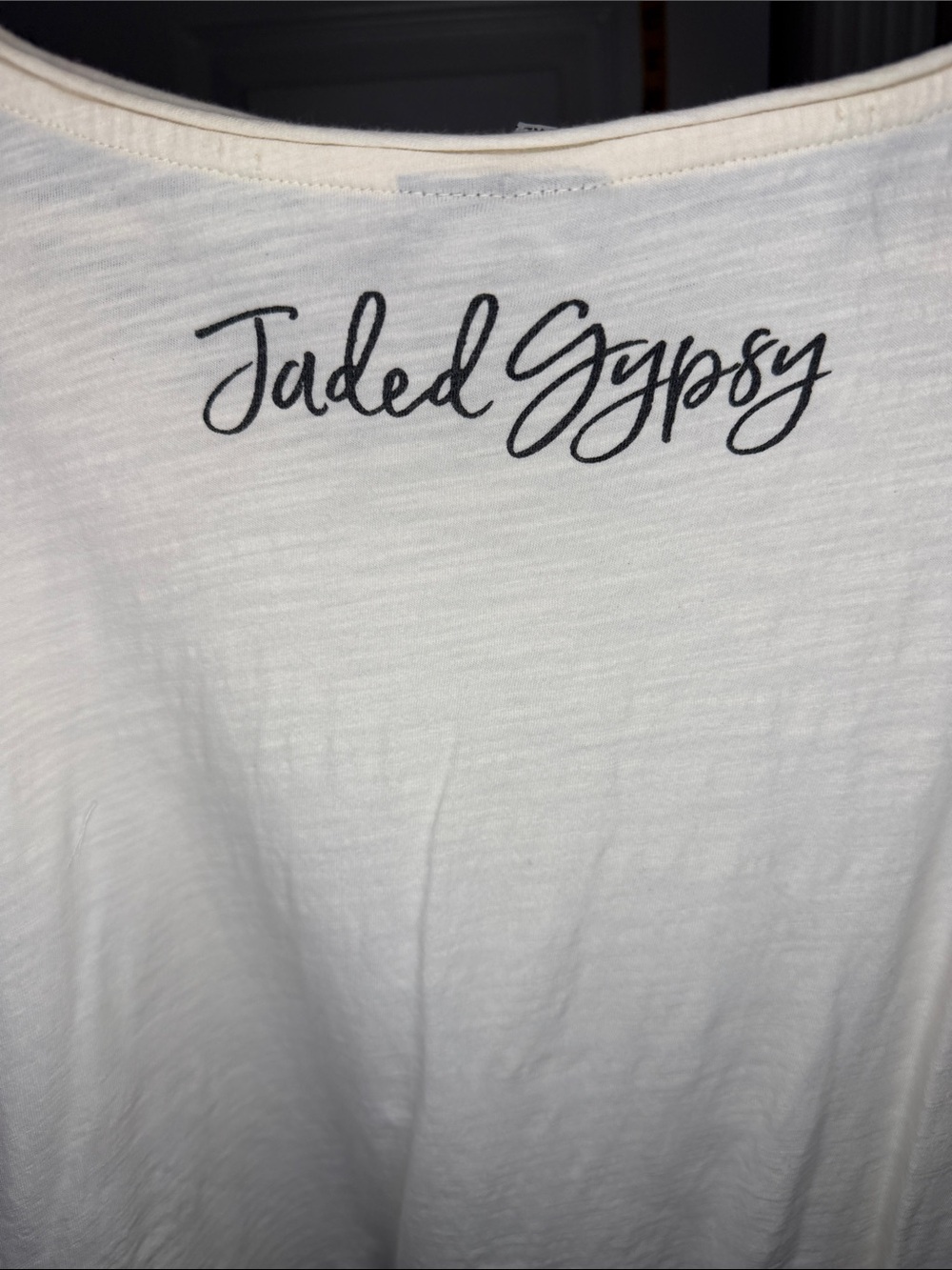 Jaded Gypsy Graphic Tee with Crowned Madonna Print - Picture 3 of 4